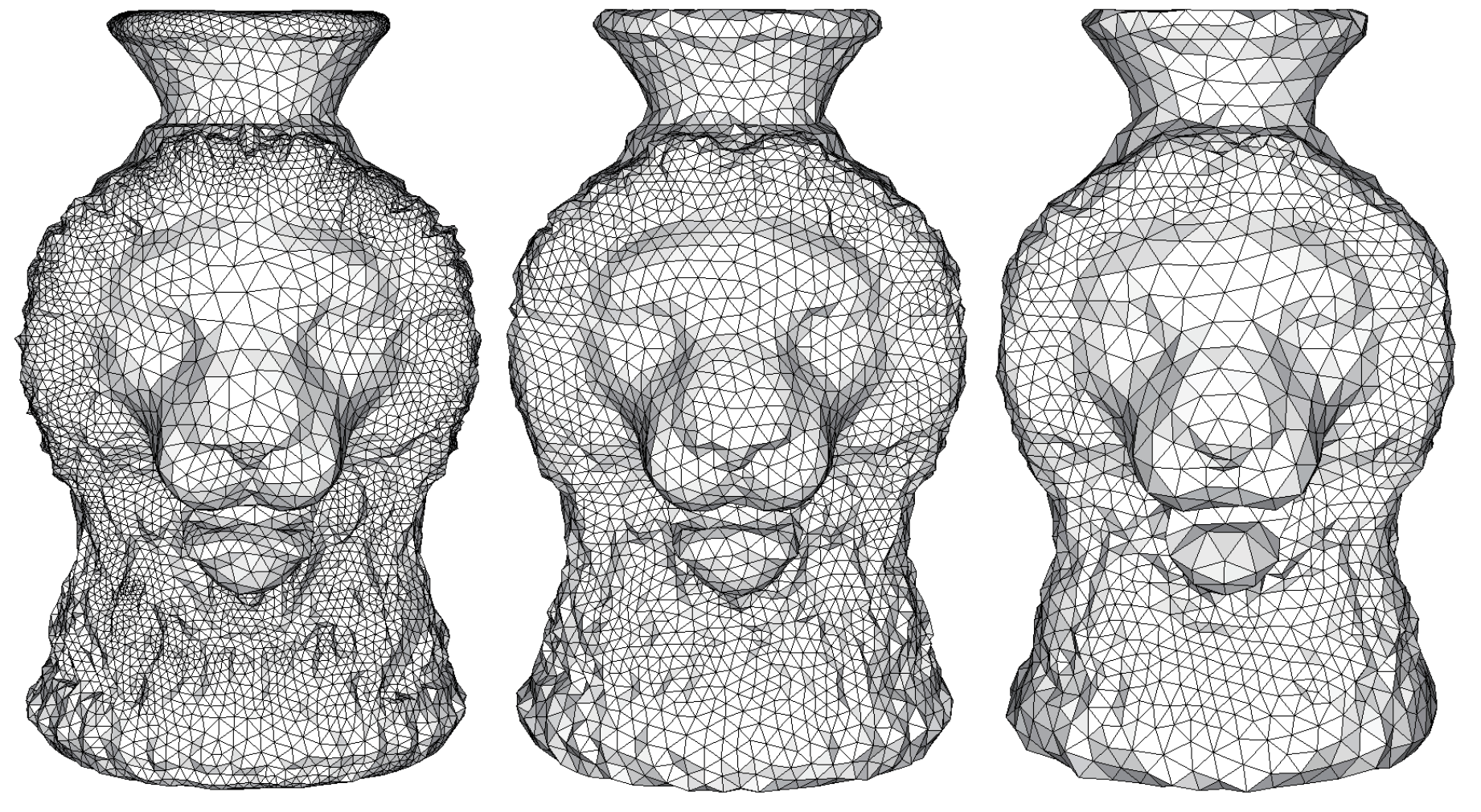 Isotropic remeshing teaser